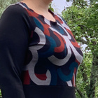 Teetetty kuviollinen mekko M - pikkukuva 5