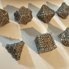 Dice Macabre pääkallo nopat ja säilytyspussi - pikkukuva 1