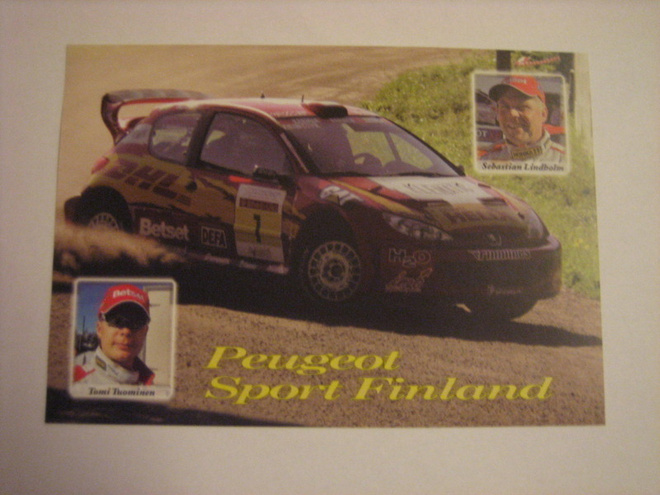 Peugeot rallikortti 9: Peugeot 206 WRC- Sebastian Lindholm