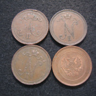 4 kpl 10 penniä - 1867-1917 - pikkukuva 2