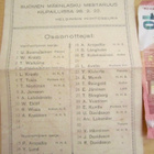 VANHA Ohjelma Suomen Mäenlasku Mestaruuskisa 1922 Helsinki - pikkukuva 1