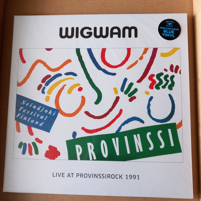 Wigwam -Live at  Provinssirock 1991 Uusi LP