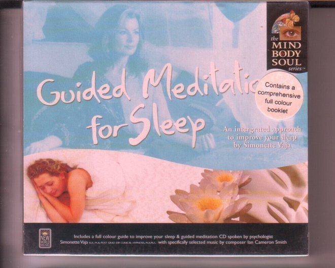 cd, Simonette Vaja - Guided Meditation for Sleep UUSI / NEW
