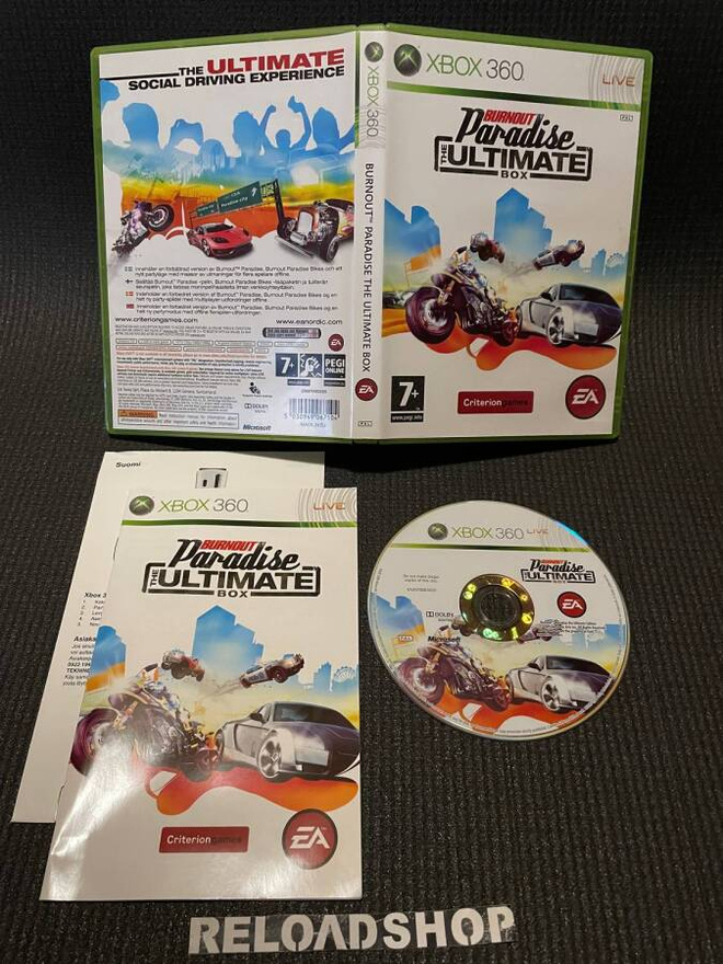 Burnout Paradise - The Ultimate Box - Nordic XBOX 360 CiB