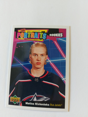 2020-21 Upper Deck UD Portraits #P94 Matiss Kivlenieks