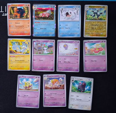 Pokemon kortit 11kpl (#100 Scarlet & Violet base set)