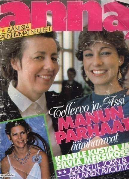Anna n:o 4 1982 Laila Pullinen. Ulrika Hallberg. Pirkko Liin