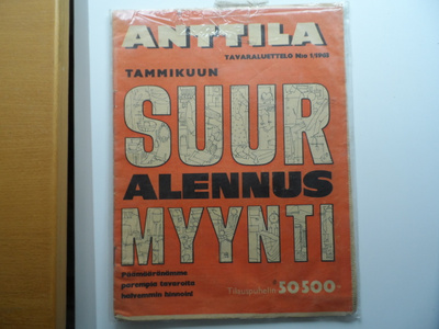 ANTTILA TAVARALUETTELO 1/1963