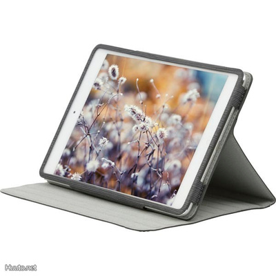 CDN iRoll iPad Mini 1/2/3 tekonahkasuojus, t.harmaa *UUSI*