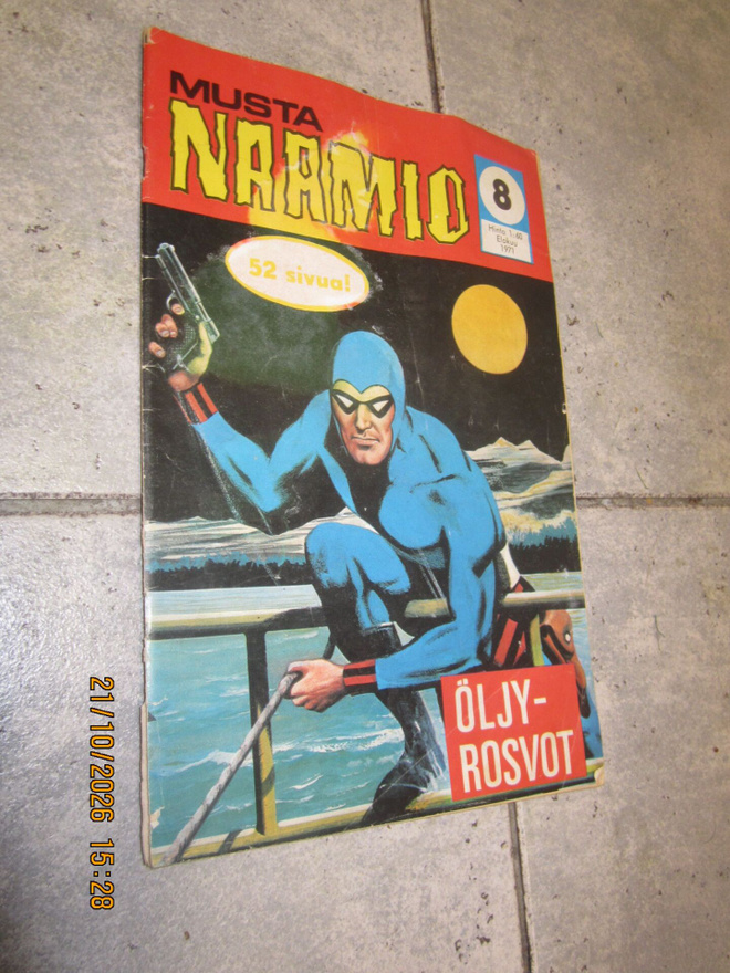 Musta-Naamio nro 8 / 1971 sarjakuvalehti