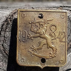 Sodanaikainen talkoomerkki - 1942. Ommeltava. Halkaisija - 2 - pikkukuva 3
