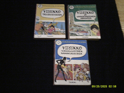 Enid Blyton: Sarjakuva-viisikko-pokkarit (3 kpl)