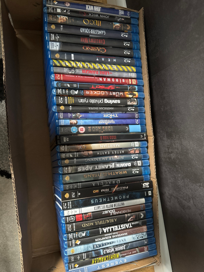 Blu-ray elokuvia 35kpl (erä 4.)