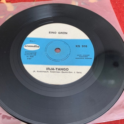 EINO GRÖN: Irja- tango * Syyspihlajan alla * FIN 1973