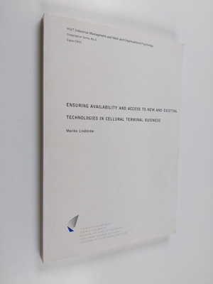 Marika Lindström : Ensuring availability and access to ne...