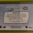 Josh Gorges 2025-26 UD Engrained Signature Shots - pikkukuva 2