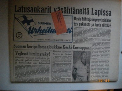 Suomen Urheilulehti Nro 29/1952 (25.2)
