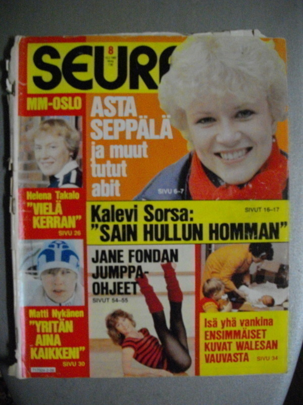 Seura lehti Nro 8/1982 (18.3)