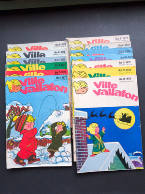 Vuoden 1972 Ville Vallaton lehdet