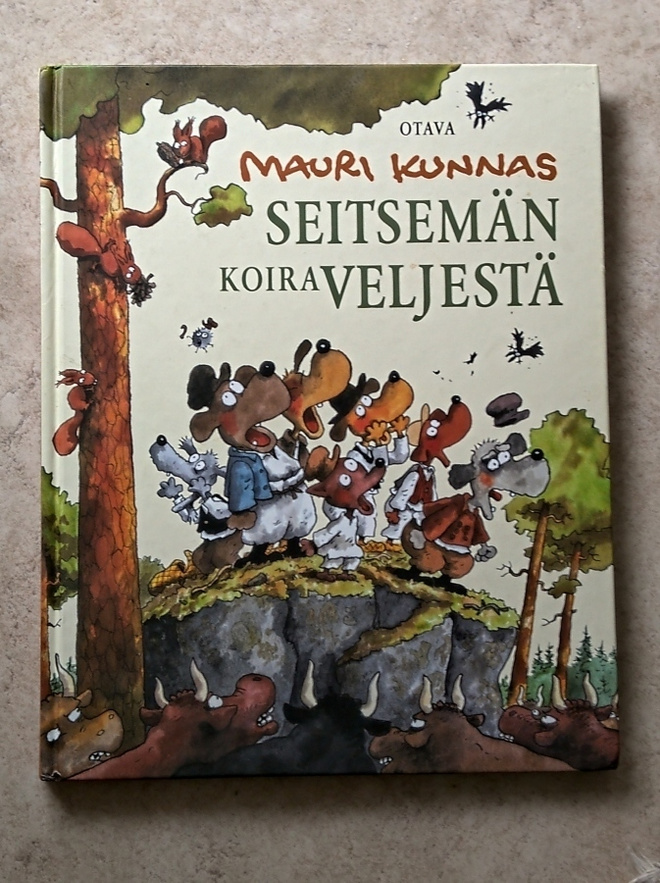 Mauri Kunnas: Seitsemän koiraveljestä, sid.