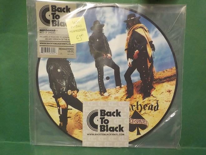 MOTÖRHEAD - ACE OF SPADES  EU 2010 KUVAVINYYLI LP UUSI