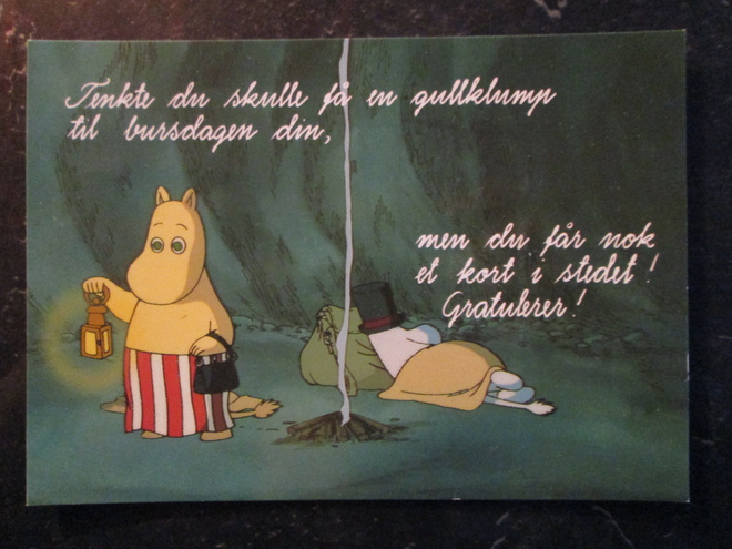 KULKEMATON MUUMIMAMMA MUUMIPAPPA MUUMIKORTTI