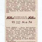 Purkkakuva Hellas Filmitähti-sarja 25 n:o 74 ELVIS PRESLEY - pikkukuva 2