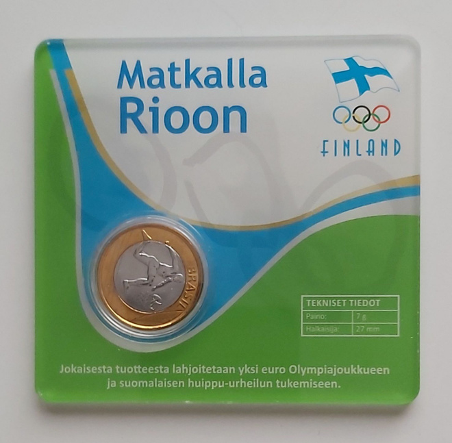 MATKALLA RIOON-RION OLYMPIALAISMITALI-YLEISURHEILU