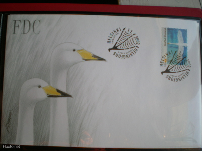 FDC Joutsen 0,50 € 1.1.2002 - LaPe 1595