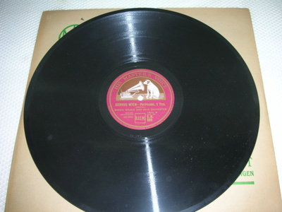 Vanha savikiekko  rpm 78 Lp