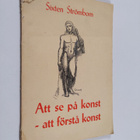 Sixten Strömbom : Att se på konst - att forstå konst - pikkukuva 1