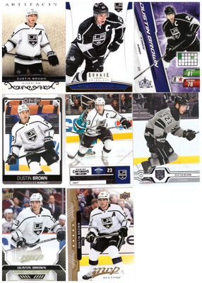 8 x DUSTIN BROWN Los Angeles Kings