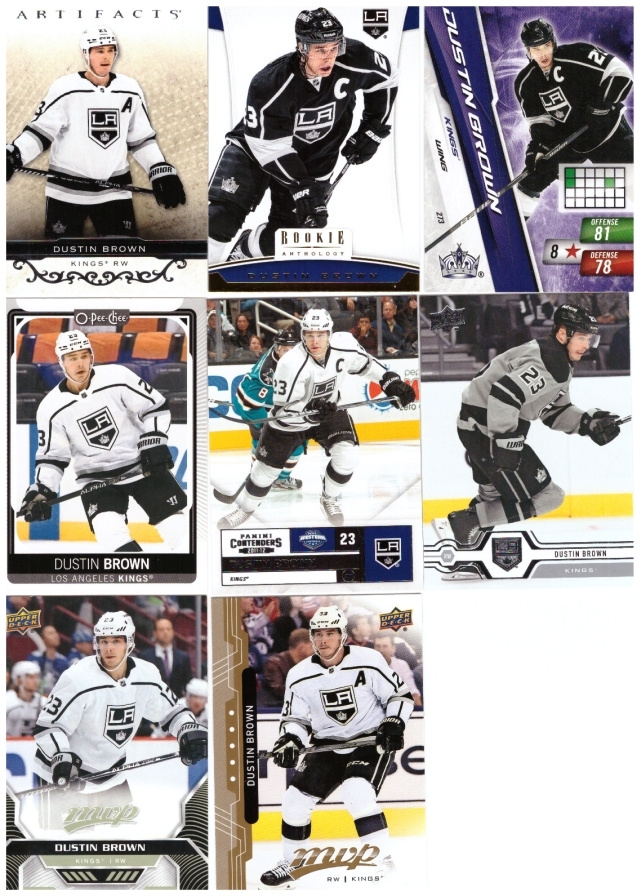 8 x DUSTIN BROWN Los Angeles Kings