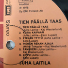 Juha Laitila LP Tien päällä taas 1978 - pikkukuva 3