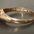 Kultasormus 16 mm 14 k - pikkukuva 4