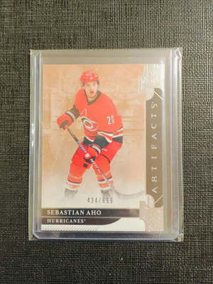 Sebastian Aho - 19-20 Artifacts Silver /699