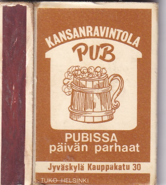 Jyväskylä. Kansanravintola PUB , Teatteri ravintola  b609