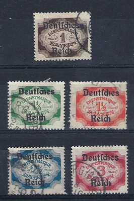 # 23082 # Deutsches Reich - D - Mi-46-50 o