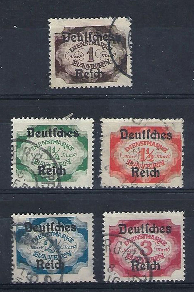 # 23082 # Deutsches Reich - D - Mi-46-50 o