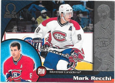 1998-99 Pacific Omega #124 Mark Recchi Montreal Canadiens