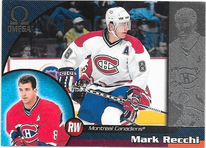 1998-99 Pacific Omega #124 Mark Recchi Montreal Canadiens