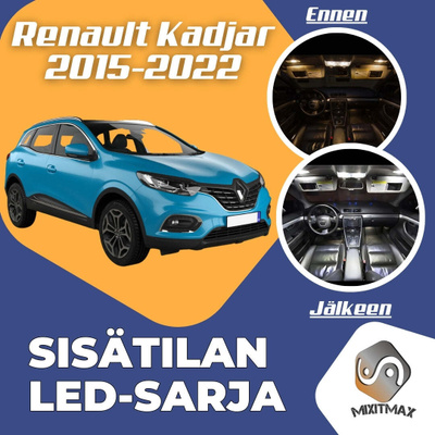Renault Kadjar Sisätilan LED-sarja 7-osainen