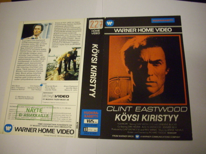Vhs kansipaperi Fix - KÖYSI KIRISTYY (Sis.postikulut)