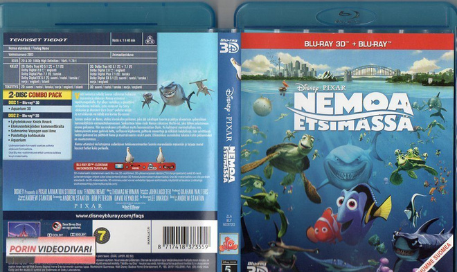 Nemoa Etsimässä	(43 334)	k	-FI-	BLU-RAY					3d / 2d, 1h 40mi