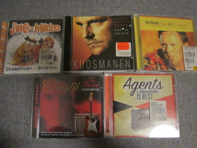 6 x CD Kuosmanen,  Juice & Mikko, Agents, Steelers