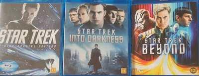 STAR TREK & INTO DARKNESS & BEYOND  BLU-RAY