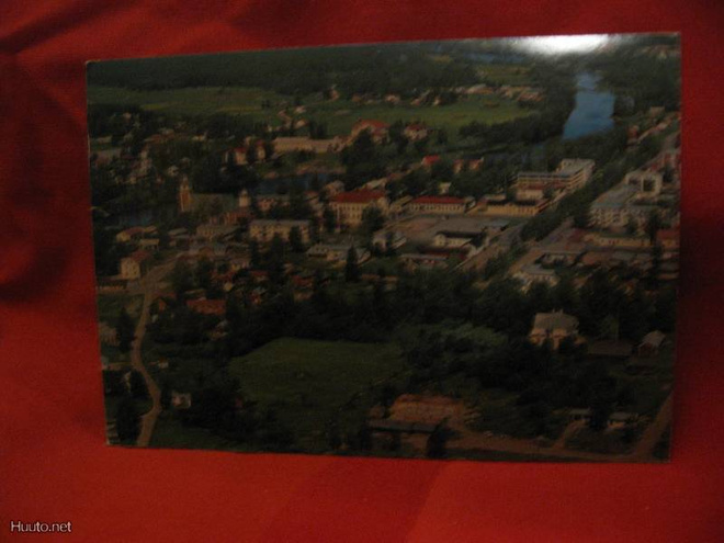 Uusikaarlepyy. Karhumäen ilmakuva. Kulk. v. 1980.