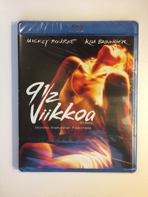 9 1/2 viikkoa (Blu-ray) Mickey Rourke ja Kim Basinger (UUSI)