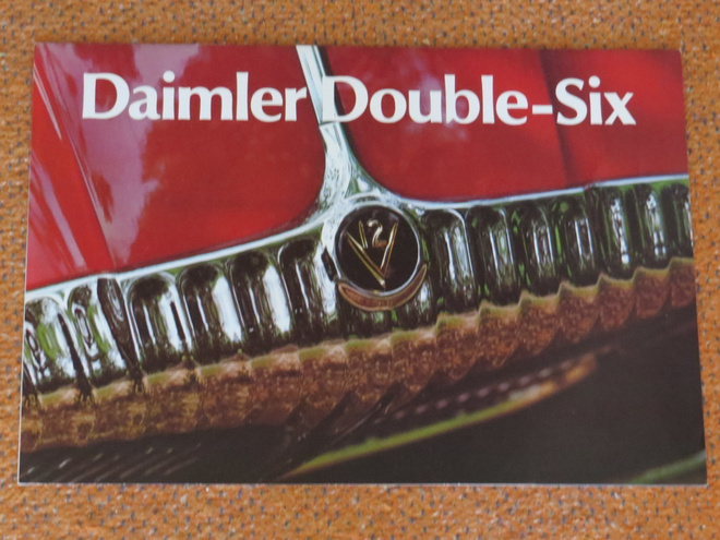 1973 Daimler Double Six V12 esite - KUIN UUSI