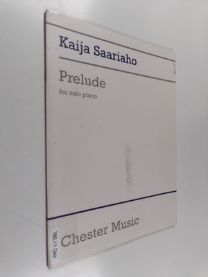 Kaija Saariaho : Prelude - for solo piano